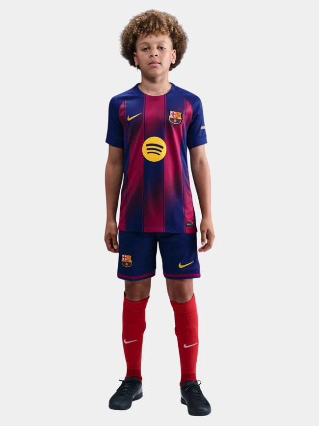 FC Barcelona Nike 2025/26 Home Jersey – Kids
